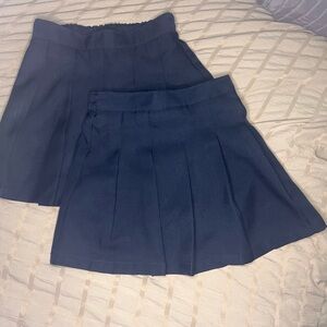 IZOD Uniform Navy Pleated School Skirts - Size girls 7